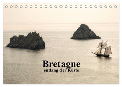 Cover Bretagne entlang der Küste (Tischkalender 2026 DIN A5 quer), CALVENDO Monatskalender
