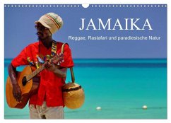 Cover JAMAIKA Reggae, Rastafari und paradiesische Natur. (Wandkalender 2026 DIN A3 quer), CALVENDO Monatskalender