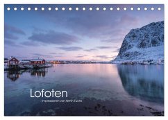 Lofoten Impressionen von Armin Fuchs (Tischkalender 2026 DIN A5 quer), CALVENDO Monatskalender Cover Lofoten Impressionen von Armin Fuchs (Tischkalender 2026 DIN A5 quer), CALVENDO Monatskalender