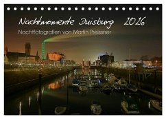 Cover Duisburg Nachtmomente 2026 (Tischkalender 2026 DIN A5 quer), CALVENDO Monatskalender