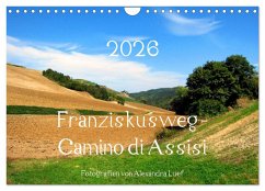Cover Franziskusweg - Camino di Assisi (Wandkalender 2026 DIN A4 quer), CALVENDO Monatskalender