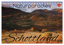 Naturparadies Schottland (Tischkalender 2026 DIN A5 quer), CALVENDO Monatskalender