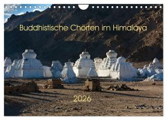 Buddhistische Chörten im Himalaya (Wandkalender 2026 DIN A4 quer), CALVENDO Monatskalender