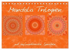 Mandala Trilogien (Tischkalender 2026 DIN A5 quer), CALVENDO Monatskalender Mandala Trilogien (Tischkalender 2026 DIN A5 quer), CALVENDO Monatskalender