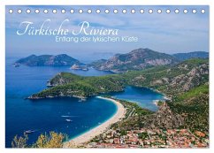 Cover Türkische Riviera - Entlang der lykischen Küste (Tischkalender 2026 DIN A5 quer), CALVENDO Monatskalender