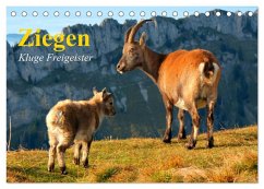 Cover Ziegen. Kluge Freigeister (Tischkalender 2026 DIN A5 quer), CALVENDO Monatskalender