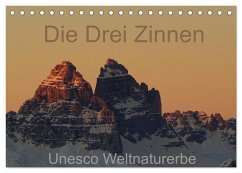 Cover Die Drei Zinnen - Unesco Weltnaturerbe (Tischkalender 2026 DIN A5 quer), CALVENDO Monatskalender