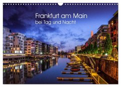 Frankfurt am Main bei Tag und Nacht (Wandkalender 2026 DIN A3 quer), CALVENDO Monatskalender