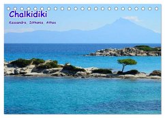 Chalkidiki: Kassandra, Sithonia, Athos (Tischkalender 2026 DIN A5 quer), CALVENDO Monatskalender
