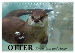Cover Otter. Frech, laut und clever (Tischkalender 2026 DIN A5 quer), CALVENDO Monatskalender