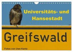 Cover Univeritäts- und Hansestadt Greifswald (Wandkalender 2026 DIN A4 quer), CALVENDO Monatskalender