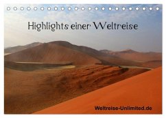 Highlights einer Weltreise (Tischkalender 2026 DIN A5 quer), CALVENDO Monatskalender Highlights einer Weltreise (Tischkalender 2026 DIN A5 quer), CALVENDO Monatskalender