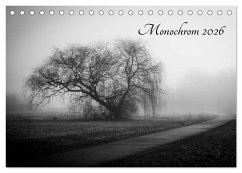 Monochrom 2026 (Tischkalender 2026 DIN A5 quer), CALVENDO Monatskalender Monochrom 2026 (Tischkalender 2026 DIN A5 quer), CALVENDO Monatskalender