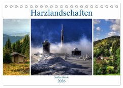 Cover Harz Landschaften (Tischkalender 2026 DIN A5 quer), CALVENDO Monatskalender