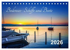 Cover Bodensee-Schiffe und Boote (Tischkalender 2026 DIN A5 quer), CALVENDO Monatskalender