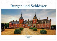 Cover Burgen und Schlösser im Münsterland (Wandkalender 2026 DIN A3 quer), CALVENDO Monatskalender