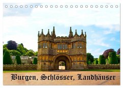 Cover Burgen, Schlösser, Landhäuser (Tischkalender 2026 DIN A5 quer), CALVENDO Monatskalender