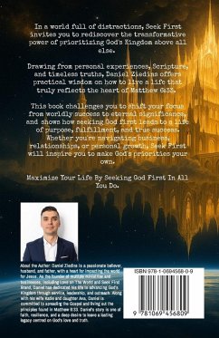 Seek First - Ziedins, Daniel