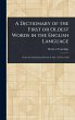 A Dictionary of the First or Oldest... - Bild 1