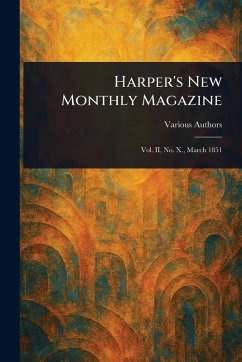 Cover Harper's New Monthly Magazine