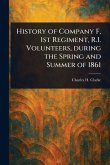 History of Company F, 1st Regiment, R.I. Volunteers, During the Spring and Summer of 1861 History of Company F, 1st Regiment, R.I. Volunteers, During the Spring and Summer of 1861