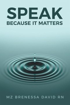 Speak Because It Matters Cover Speak Because It Matters
