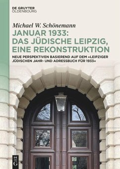 Cover Januar 1933: Das jüdische Leipzig, eine Rekonstruktion
