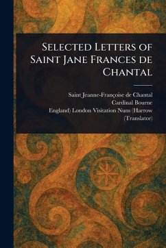 Cover Selected Letters of Saint Jane Frances De Chantal