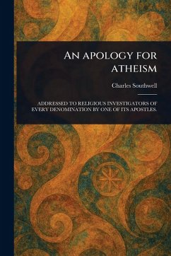 Cover An Apology for Atheism