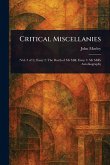 Critical Miscellanies Critical Miscellanies