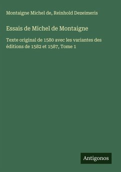 Cover Essais de Michel de Montaigne