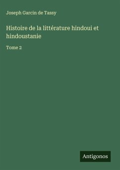 Cover Histoire de la littérature hindoui et hindoustanie