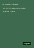 Annales des sciences naturelles Annales des sciences naturelles
