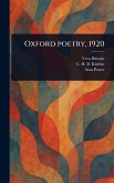 Oxford Poetry, 1920 Oxford Poetry, 1920