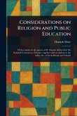 Considerations on Religion and Public Education Considerations on Religion and Public Education