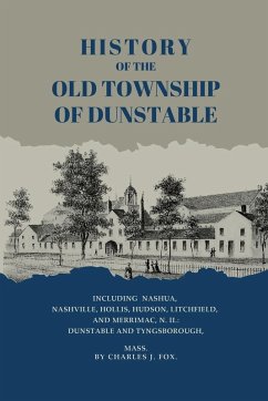Cover History of the Old Township of Dunstable