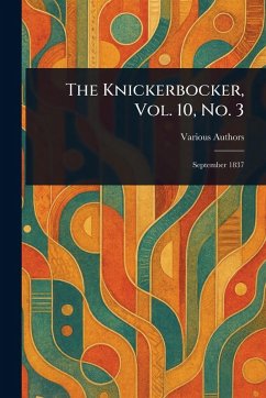 Cover The Knickerbocker, Vol. 10, No. 3