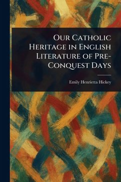 Cover Our Catholic Heritage in English Literature of Pre-Conquest Days