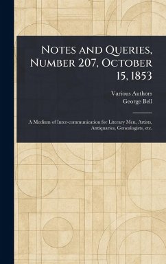 Notes and Queries, Number 207, October 15, 1853 - Various; Bell, George