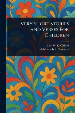 Cover Very Short Stories and Verses For Children