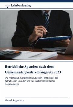 Cover Betriebliche Spenden nach dem Gemeinnützigkeitsreformgesetz 2023