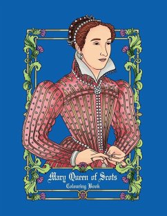 Cover Mary Queen of Scots colouring book