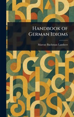 Cover Handbook of German Idioms