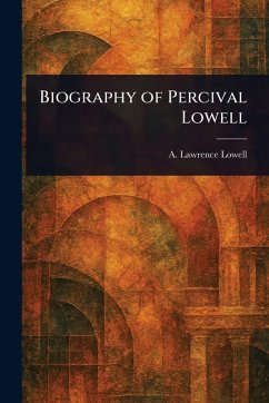 Cover Biography of Percival Lowell