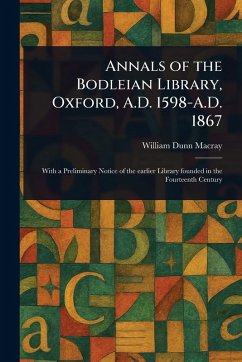 Cover Annals of the Bodleian Library, Oxford, A.D. 1598-A.D. 1867
