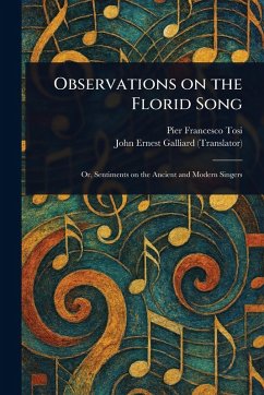Cover Observations on the Florid Song