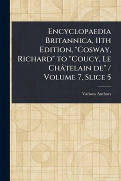 Cover Encyclopaedia Britannica, 11th Edition, 
