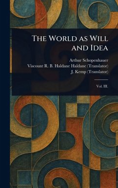 Cover The World as Will and Idea