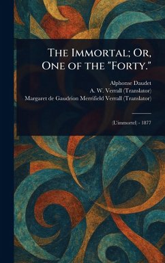 The Immortal; Or, One of the  Cover The Immortal; Or, One of the