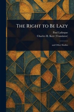 Cover The Right to Be Lazy